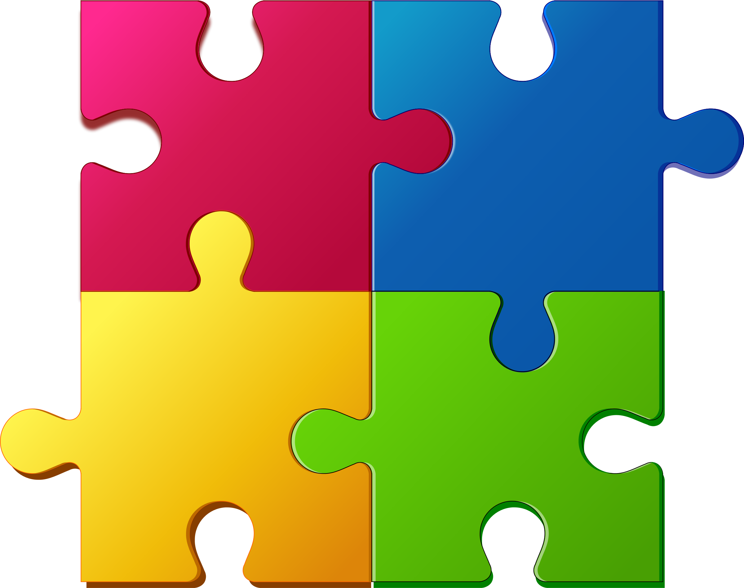 Jigsaw puzzles clipart - ClipartFox