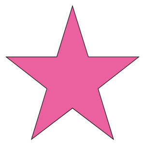 Pink star clipart - ClipartFox