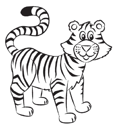 6. Trace the Final Lines - How to Draw a Tiger in 6 Steps ...