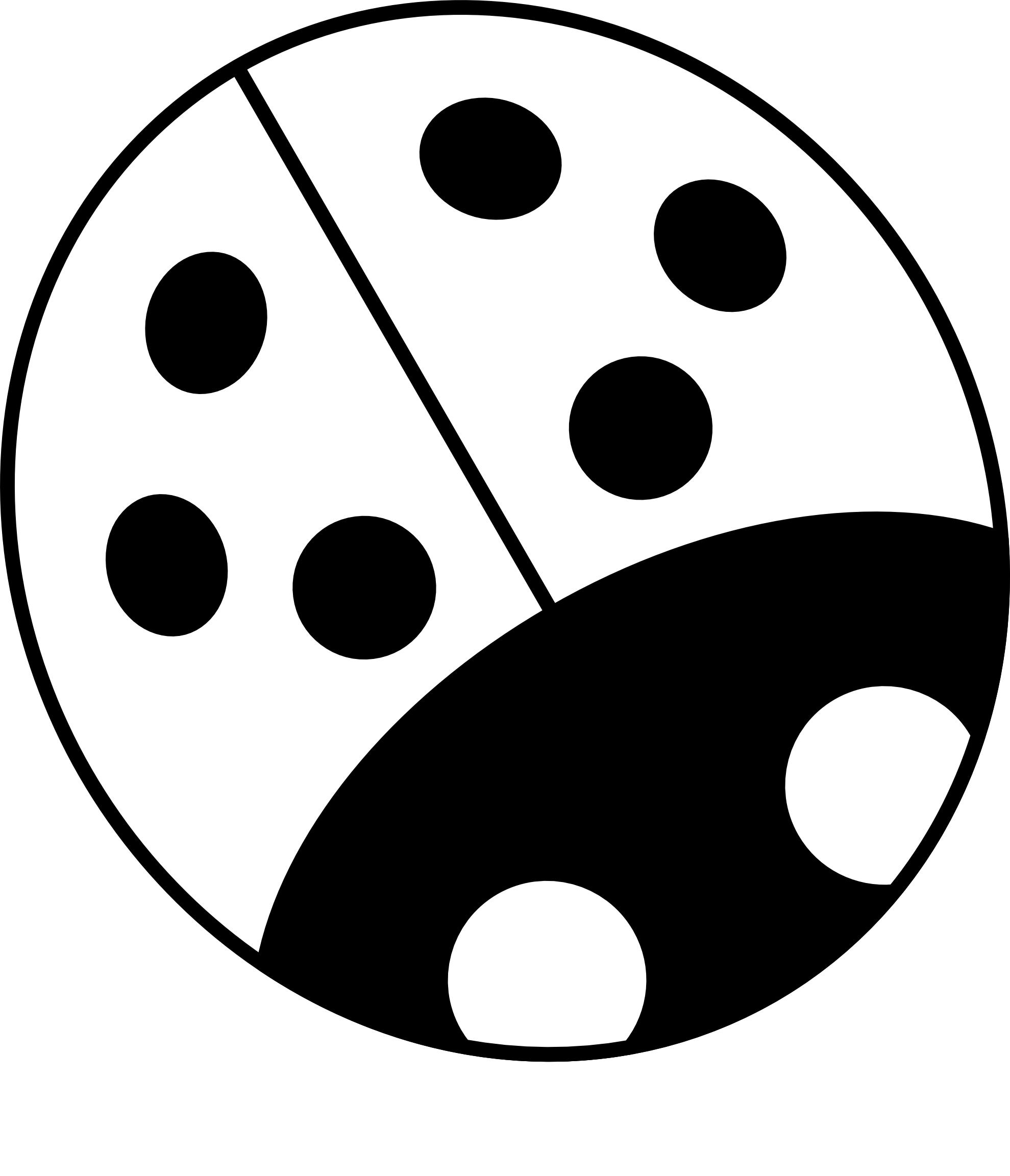 Ladybug Clipart Black And White - Free Clipart Images