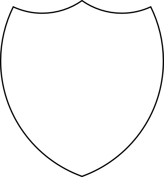 Blank Shield Template Printable
