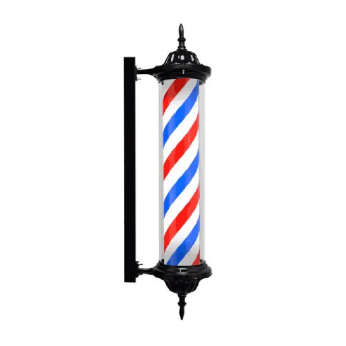 Amazon.com: New 40" Antique Barber Pole Light Red White Blue ...