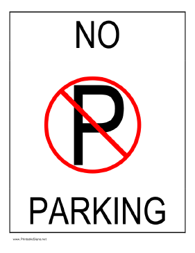 Do Not Park Signs - ClipArt Best