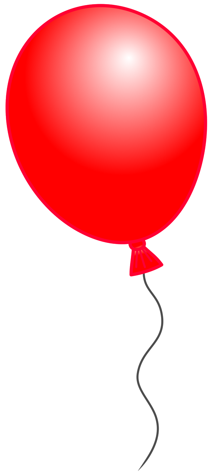 Red balloon clip art clipart - Vergilis Clipart