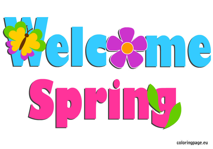 Happy Spring Clip Art - Tumundografico