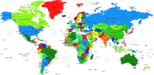 World Map Free vector in Adobe Illustrator ai ( .AI ...