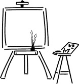 Art Easel Clipart - Free Clipart Images