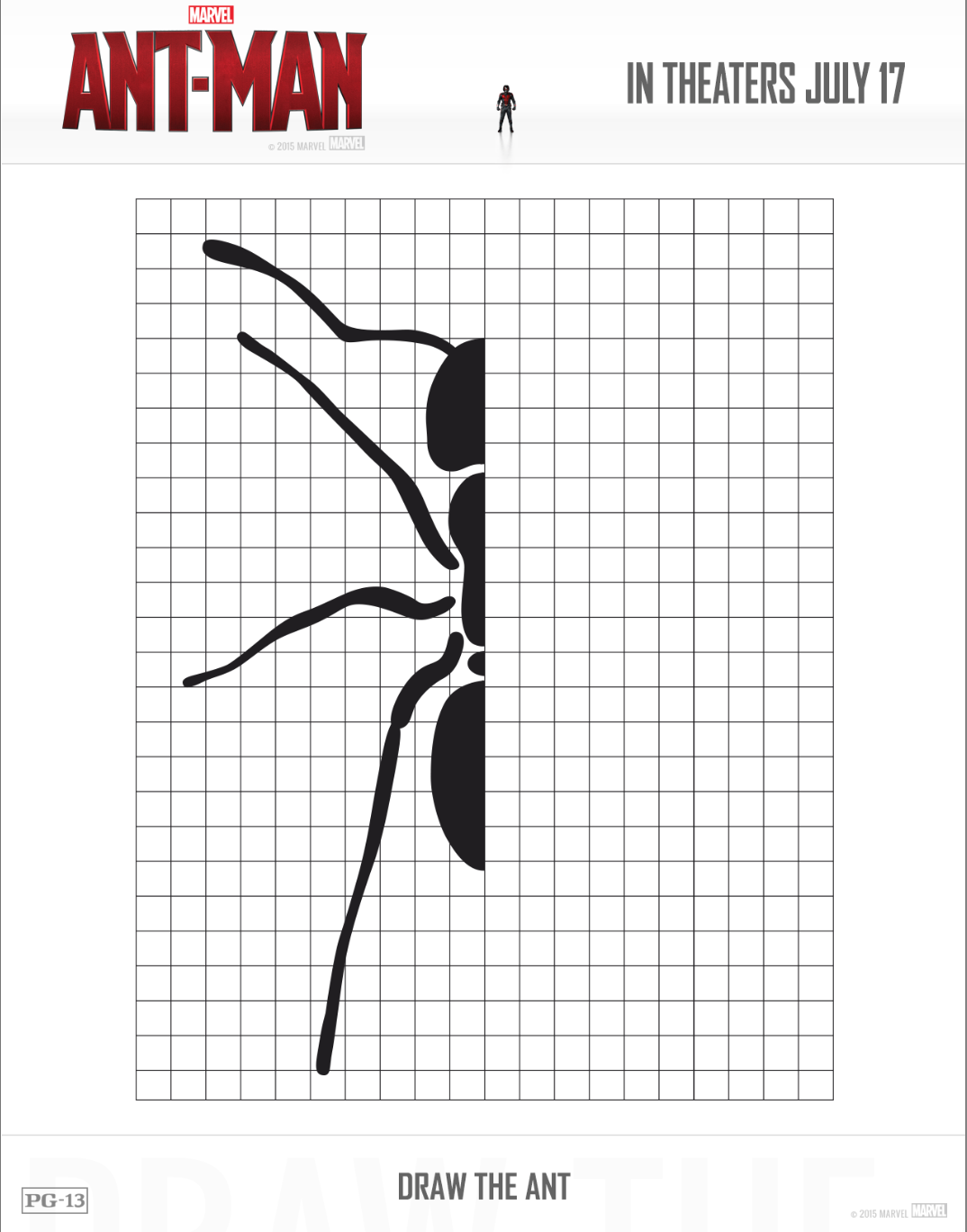 Fun printable activities from Ant-Man - Hispana Global