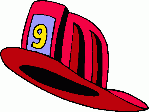 Fireman hat clipart