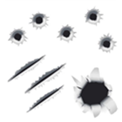 bullet-holes-and-slashes-vector, a Image by bluehack9 - ROBLOX ...