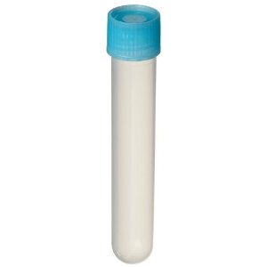 Kartell 299334-000B LDPE Round 15mL Leakproof Test Tube with ...