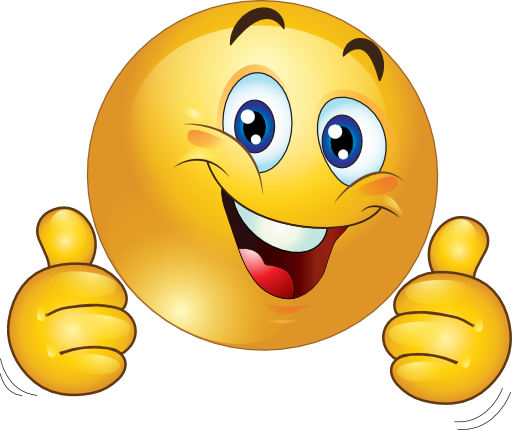 Two Thumbs Up Happy Smiley Emoticon Clipart Royalty ...