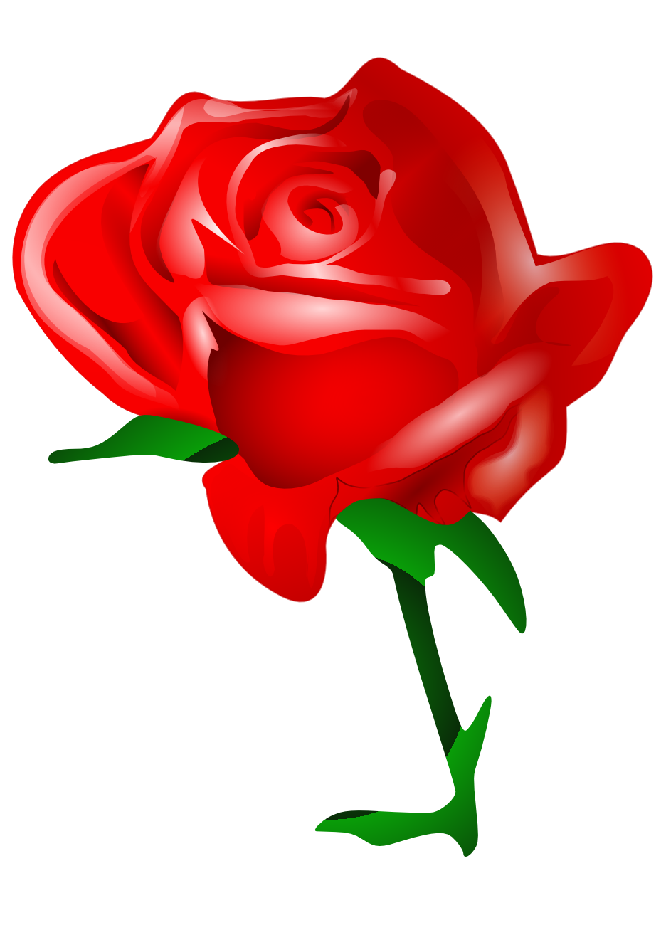 Rose Flower Art - ClipArt Best