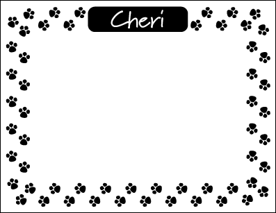 Paw prints : Dina Ink, personalized paper expressions - ClipArt ...