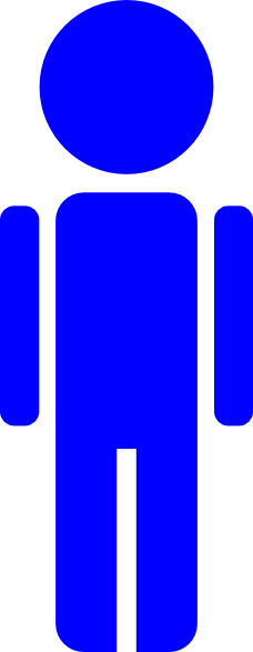 Blue Boy Stick Figure SVG Downloads - People - Download vector ...
