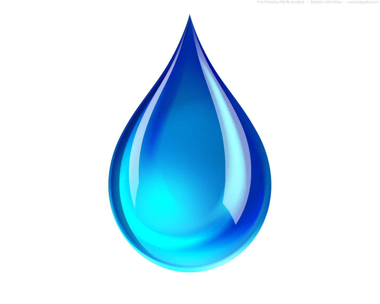 Blue water drop background | PSDGraphics