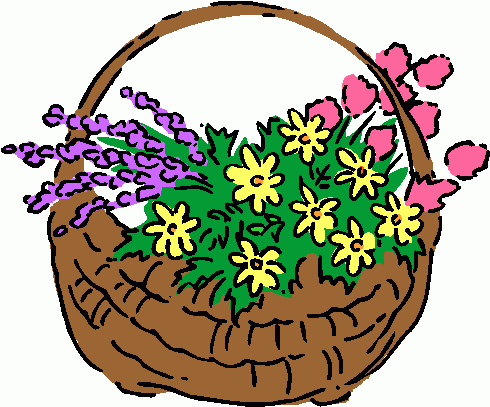 clipart hanging flower basket - photo #34