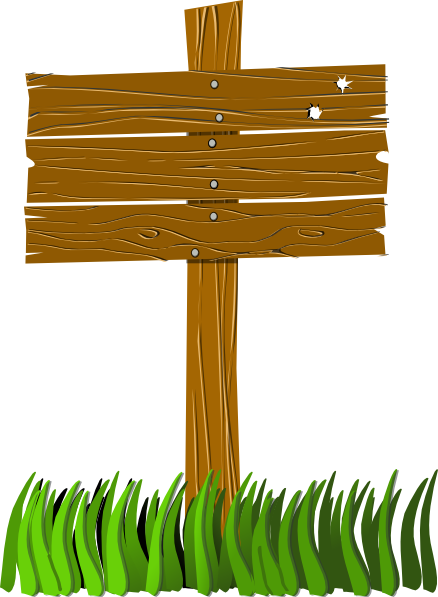 Wood Sign clip art - vector clip art online, royalty free & public ...