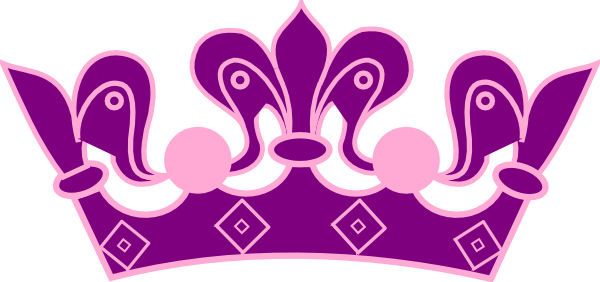 Princess Crown Pink Purple clip art - vector clip art online ...
