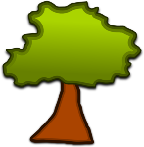 Cartoonish Tree clip art - vector clip art online, royalty free ...