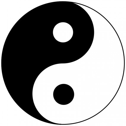 Ying Yang Free vector in Open office drawing svg ( .svg ) vector ...