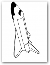 Space Rockets Colouring Pages- PC Based Colouring Software ...