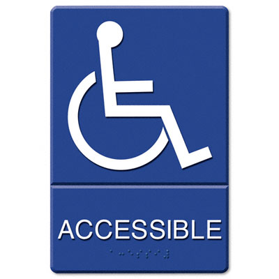 US Stamp 4815 ADA Restroom Sign Men Wheelchair Accessible Symbol ...
