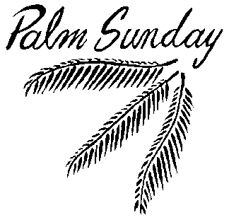 4CatholicEducators.com - Palm Sunday Clipart