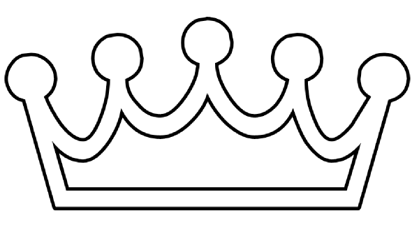 Crown Outline Clip Art - vector clip art online ...