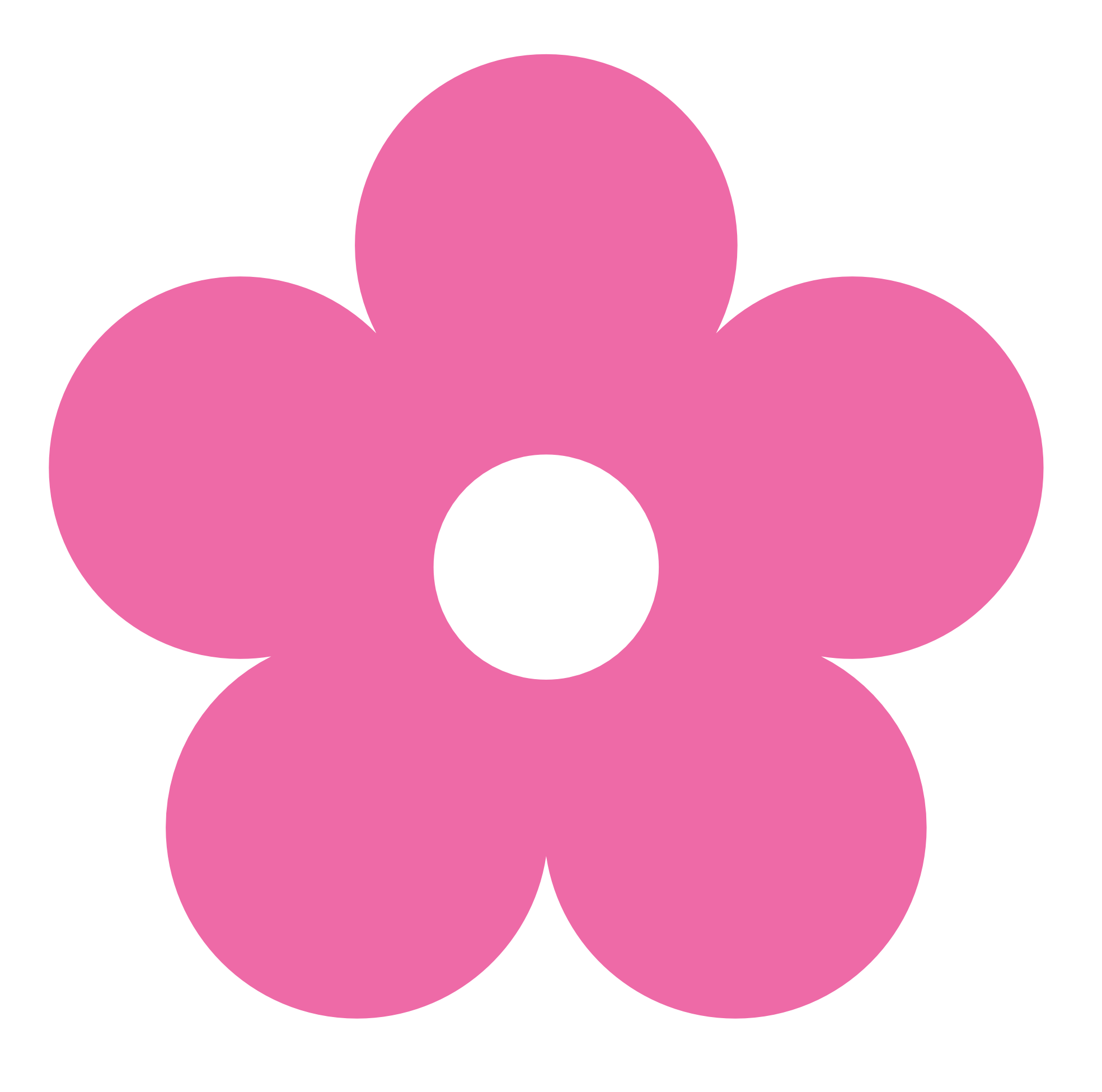 Retro Flower 1 Color Colour Hot Pink 2 Peace xochi.info ...