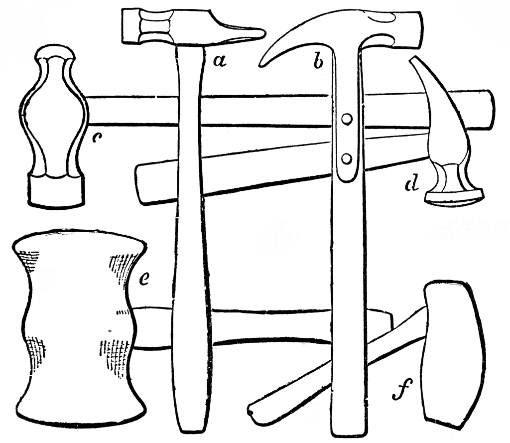 tools clip art free black and white - photo #24