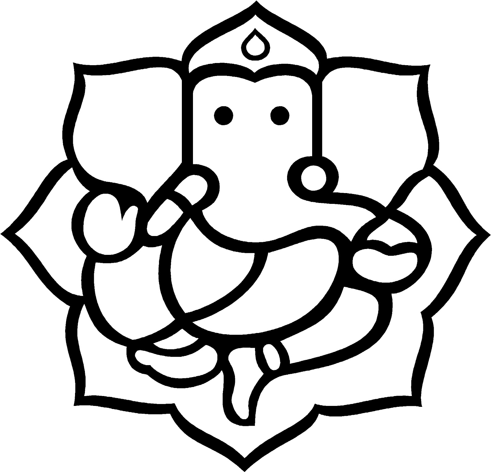 Lord Ganesha Symbol - ClipArt Best