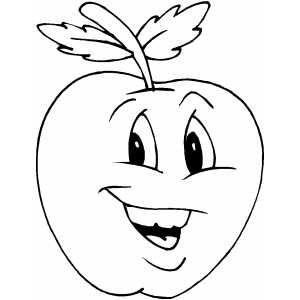 Apple Pictures To Color - ClipArt Best
