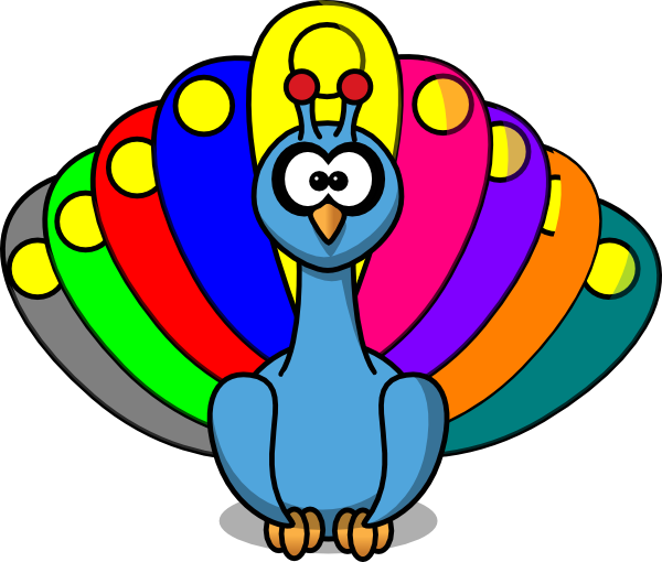 Peacock Cartoon - ClipArt Best