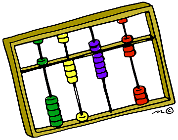 abacus (in color) - Clip Art Gallery