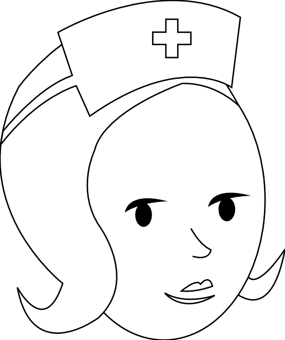 Nurse Black And White ClipArt Best