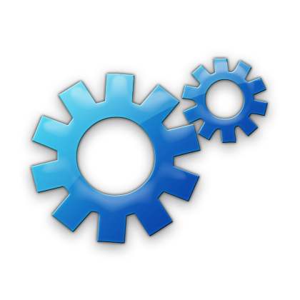 Large Small Gear (Gears) Combo Icon #078544 » Icons Etc