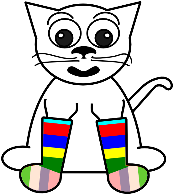 Rainbow Clipart Black And White