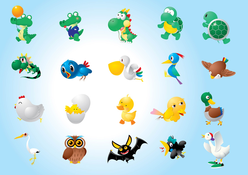 846 views Animal Character Illustrations