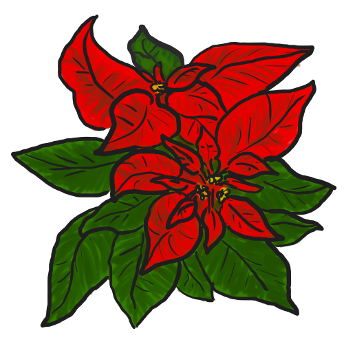 Free Poinsettia Clip Art