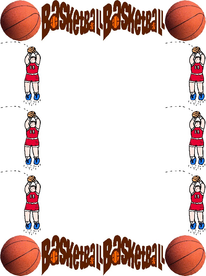 Basketball Page Borders