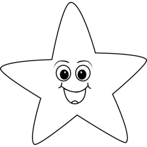 izEAggGT Star Clip Art Black And White