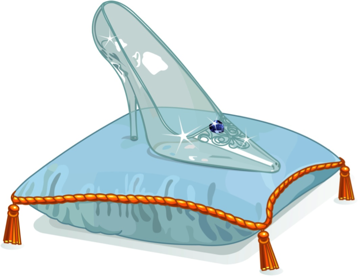 glass slipper clip art - photo #5