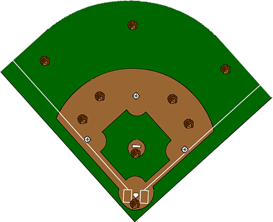 Baseball Field Diagram Printable Clipart - Free to use Clip Art ...