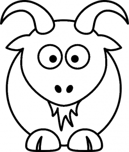 Baby Farm Animals Clipart Black And White