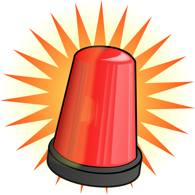 Free Clipart: Red signal light | People | qubodup