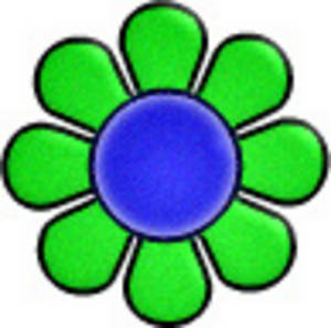 60s Flower Clipart