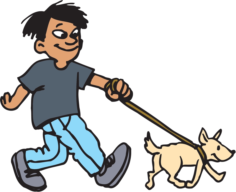 free clipart dog walking - photo #7