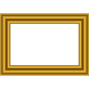 gold frame rectangle 3 - public domain clip art image @ wpcl ...