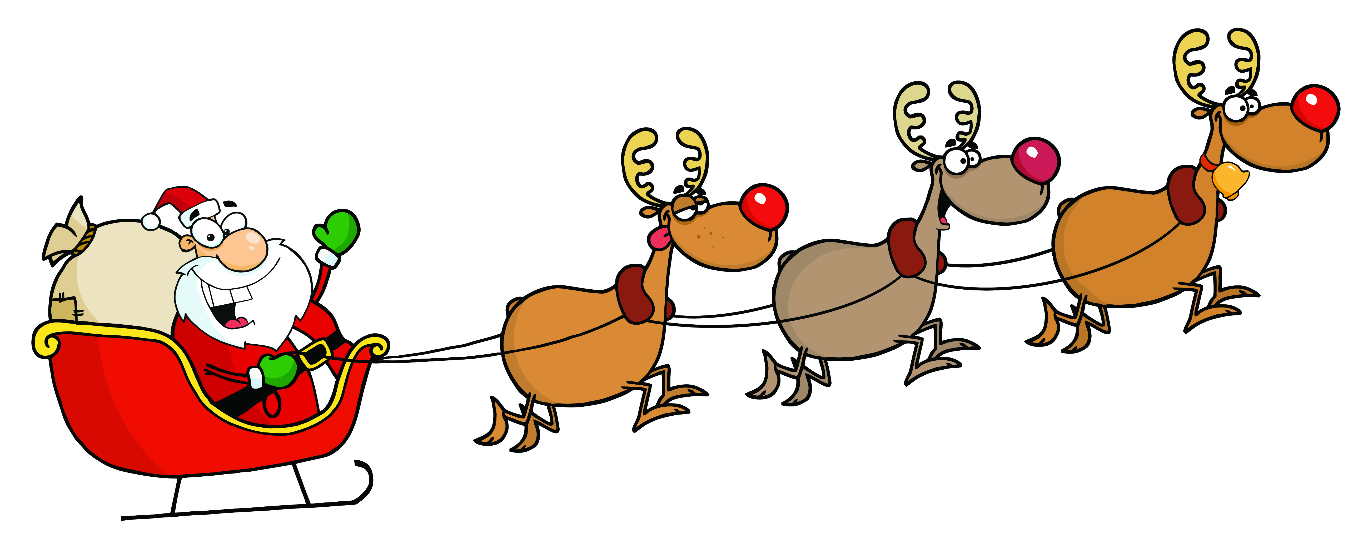 678 views FunMozar – Santa Sleigh Wallpapers
